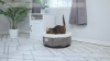 Show in main carousel: Armarkat Cozy Cat Bed, Beige & Gray slide 11 of 12