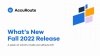what's new fall 2022 release