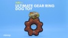 Show in main carousel: Tuffy's Ultimate Gear Ring Squeaky Plush Dog Toy, Pink Leopard slide 9 of 10