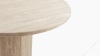 Epic - Epic Round Pedestal Dining Table, Travertine, 55in