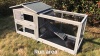 Show in main carousel: Aivituvin 33.5-in Indoor & Outdoor Ashpalt Roof Wheeled Rabbit Hutch slide 9 of 10