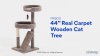 Show in main carousel: Frisco 44-in Real Carpet Cat Tree with Replaceable Corrugate Scratcher, Beige slide 5 of 6