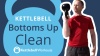kettlebell bottoms up clean exercise