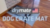 Show in main carousel: Drymate Dog Crate Mat Protective Liner Training Pee Pad, Brown Stripe, X-Large, 27-in x 42-in slide 8 of 8