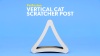 Show in main carousel: PetFusion Vertical Cat Scratcher Toy with Catnip, Warm Gray, Standard slide 9 of 10