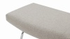 Toro - Toro Ottoman, Wheat Gray Cashmere Wool