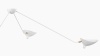 Mouille Spider - Mouille Spider 3 Arm Ceiling Light, White