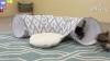 Show in main carousel: Kitty City Tunnel Cat Bed, Medium, White & Gray slide 11 of 11