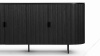 Emery - Emery Fluted Sideboard, Black, 71in