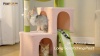 Show in main carousel: PAWZ Road Multi-Level 41-in Polyester Cat Tree Tower with Double Condos, Large, Pink slide 9 of 9