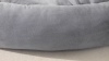 Show in main carousel: Arlee Home & Pet Orbit Orthopedic Durable Eco-Friendly Memory Foam Bolster Dog & Cat Bed, Gray, 50 x 34 x 11-in slide 10 of 11