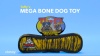Show in main carousel: Tuffy's Mega Bone Squeaky Plush Dog Toy, Tiger slide 5 of 6