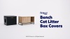 Show in main carousel: Frisco Drop Down Door Bench Cat Litter Box Cover slide 5 of 6