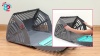Show in main carousel: SportPet Designs Travel Master Collapsible Carrier with Cat & Dog Plush Bed, Grey & Blue, X-Large slide 10 of 11