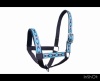 Show in main carousel: Tahoe Tack Nylon Overlay Llama Halter with Padded Noseband, Blue Aztec, Large slide 4 of 4