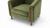 Holmes - Holmes Lounge Chair, Moss Green Velvet