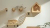 Show in main carousel: FUKUMARU Cat Wall Perch with Hammock Set, 3 count slide 7 of 7