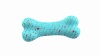 Show in main carousel: Playology Dual Layer Bone Peanut Butter Birthday Cake Tough Dog Chew Toy, Blue, Small slide 6 of 7