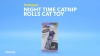 Show in main carousel: Catstages Nighttime Catnip Rolls Cat Plush Toy Pack with Catnip, Purple slide 10 of 12