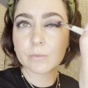 Video of model doing a simple Smokey Eye using the Perfector brush and the Spin-on lip gloss