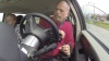 video showing man using handcontrols on a wheelchair van