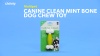 Show in main carousel: Multipet Canine Clean Mint Bone Tough Dog Chew Toy, Blue slide 3 of 4