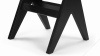 Jeanneret - Jeanneret Stool, Black