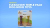 Show in main carousel: Nylabone FlexiChew Moderate Dog Chew Toys Triple Pack Variety, Small  slide 10 of 13