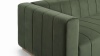 Theo - Theo Three Seater Sofa, Seaglass Velvet