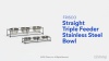 Show in main carousel: Frisco Straight Triple Feeder Stainless Steel Dog & Cat Bowl, Medium: 3 cup slide 8 of 9