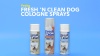 Show in main carousel: PetAg Fresh 'n Clean Dog Cologne Spray, Baby Powder Scent, 6-fl oz can slide 9 of 10