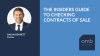 important insights when checking contracts of sale 