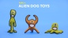 Show in main carousel: Tuffy's Alien Lieutenant Splock Squeaky Plush Dog Toy, Red slide 10 of 11