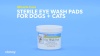 Show in main carousel: Miracle Care Sterile Eye Wash Pads for Dogs & Cats, 90 count slide 9 of 12