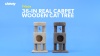 Show in main carousel: Frisco 36-in Real Carpet Wooden Cat Tree with Condo, Beige slide 8 of 9