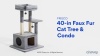 Show in main carousel: Frisco 40-in Faux Fur Cat Tree & Condo, Gray slide 7 of 8