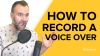 how to create a presentation with voice over