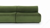 Leo - Leo Open End Sofa, Left, Lichen Plush Velvet