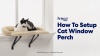 Show in main carousel: Frisco Plush Cat Window Perch with Removeable Bolster, Cream slide 7 of 8