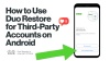 Duo Mobile Third-Party Restore for iOS Video