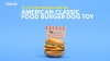Show in main carousel: P.L.A.Y. Pet Lifestyle and You American Classic Food Burger Squeaky Plush Dog Toy slide 10 of 11