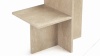Distinct - Distinct Side Table, Travertine