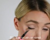 Video of Woosh Beauty's founder, Andrea, using the cut crease Arc Brush