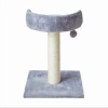 Show in main carousel: Two By Two The Basswood 20.5-in Plush Cat Tree & Condo, Grey, Small slide 10 of 10