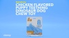 Show in main carousel: Nylabone Puppy Dental Dinosaur Chew Toy for Teething Puppies Chicken Blue, Small  slide 10 of 13