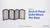 Show in main carousel: Frisco Arch 4-Panel Solid Wood Dog Gate, 36-in, Espresso slide 5 of 6