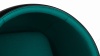 Ball - Ball Chair, Deep Sea Green Wool and Black