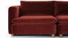 Morrell - Morrell Sectional, Right Corner, Garnet Velvet