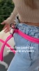 Show in main carousel: Shed Defender Attaches to any Leash Hands-Free Dog Leash Belt, Pink slide 10 of 11