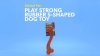 Show in main carousel: Ethical Pet Play Strong Rubber S-shaped Tough Dog Chew Toy, 12-in slide 5 of 6